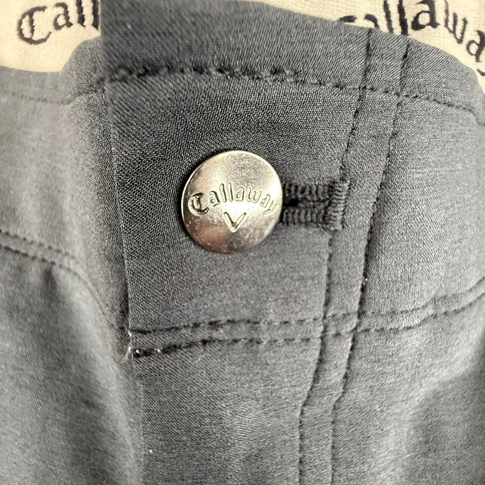 Callaway Golf Shorts Mens 36 Grey Performance Stretch Flat Front CGBSE0T7